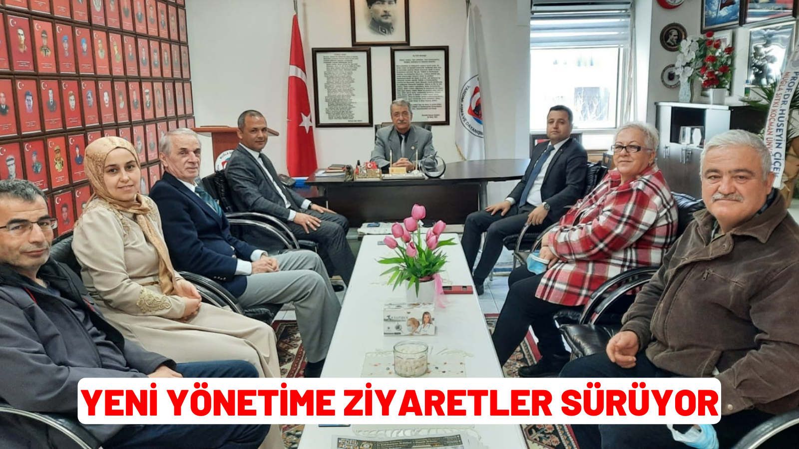 YENİ YÖNETİME ZİYARETLER SÜRÜYOR