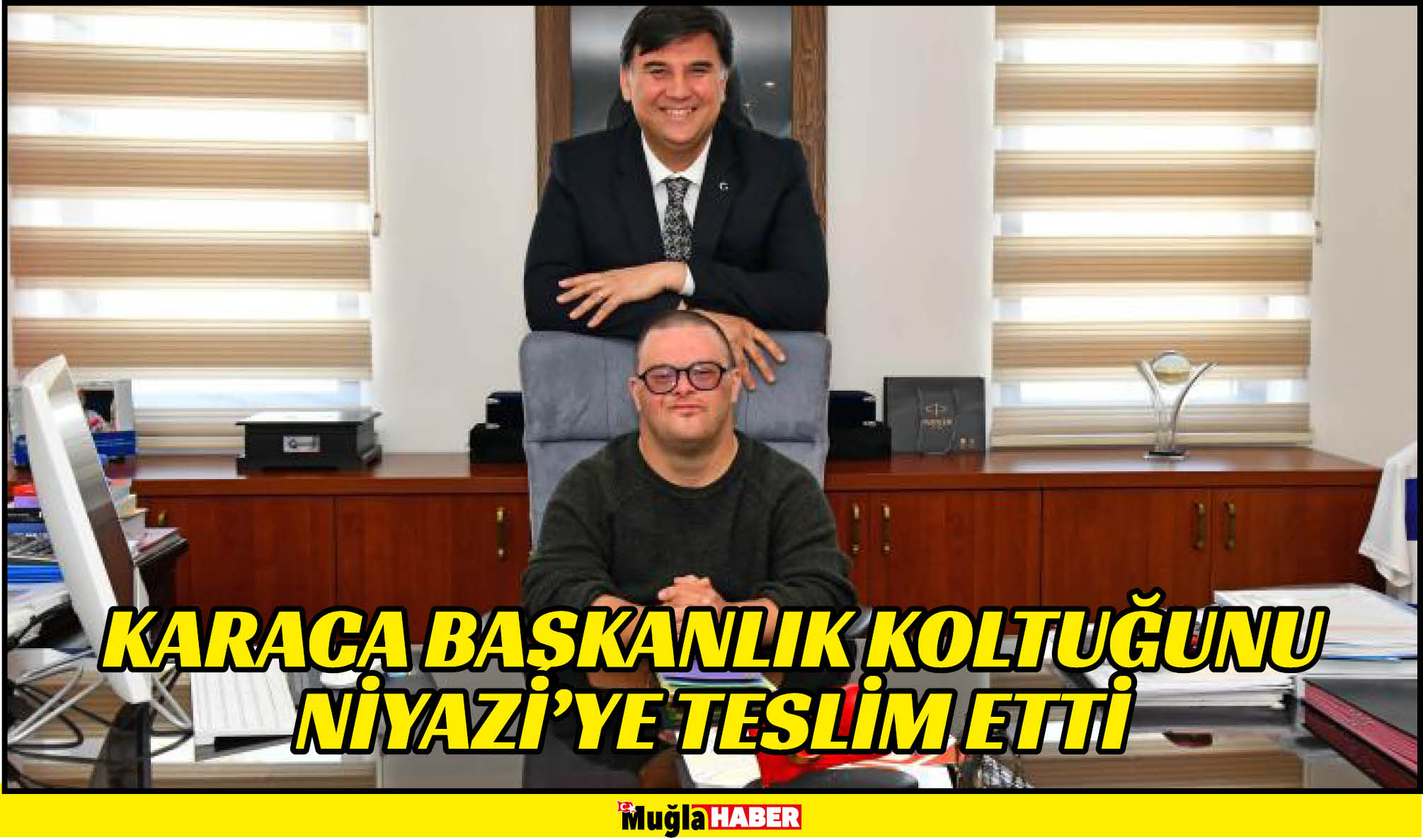 KARACA BAŞKANLIK KOLTUĞUNU NİYAZİ’YE TESLİM ETTİ