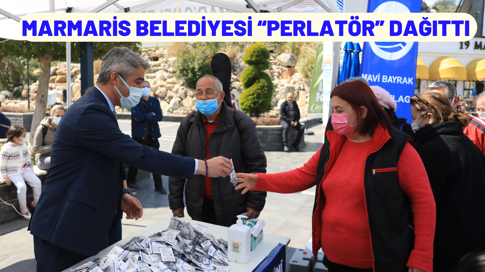 MARMARİS BELEDİYESİ “PERLATÖR” DAĞITTI