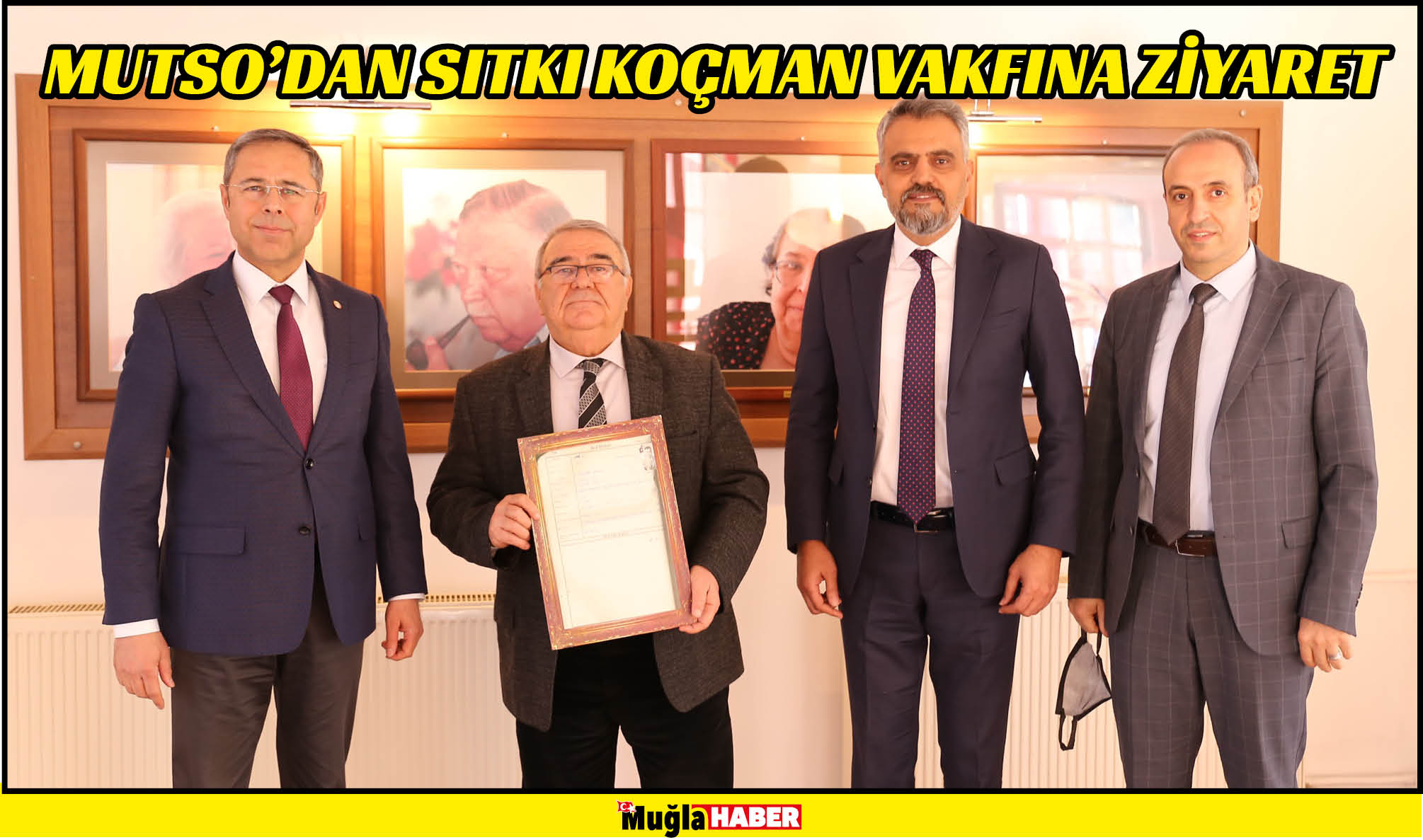 MUTSO’DAN SITKI KOÇMAN VAKFINA ZİYARET