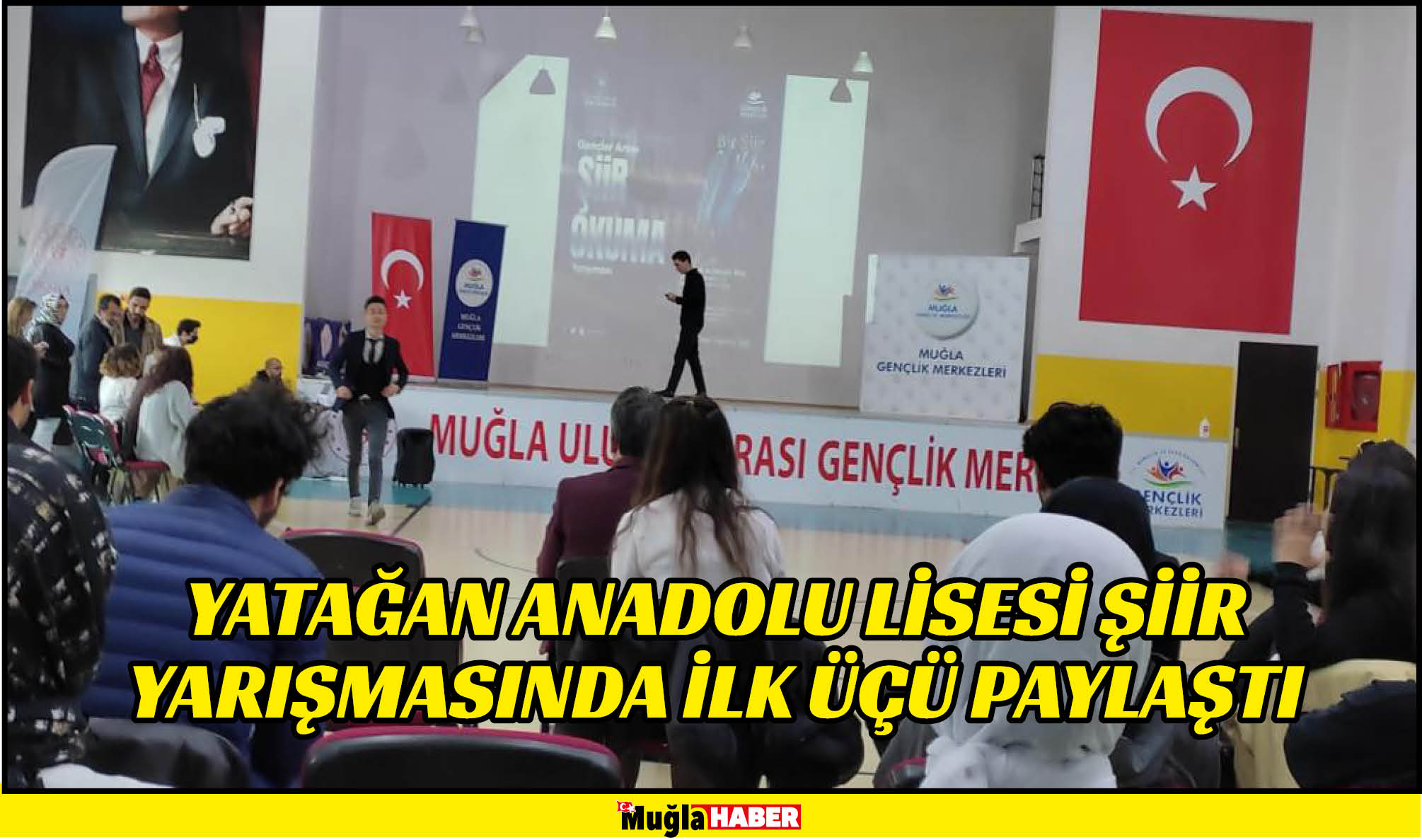 YATAĞAN ANADOLU LİSESİ ŞİİR YARIŞMASINDA İLK ÜÇÜ PAYLAŞTI