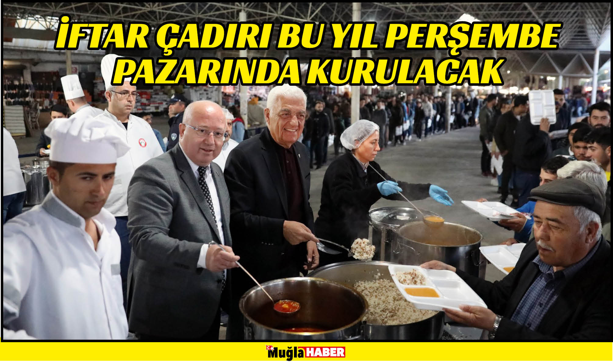 İFTAR ÇADIRI BU YIL PERŞEMBE PAZARINDA KURULACAK