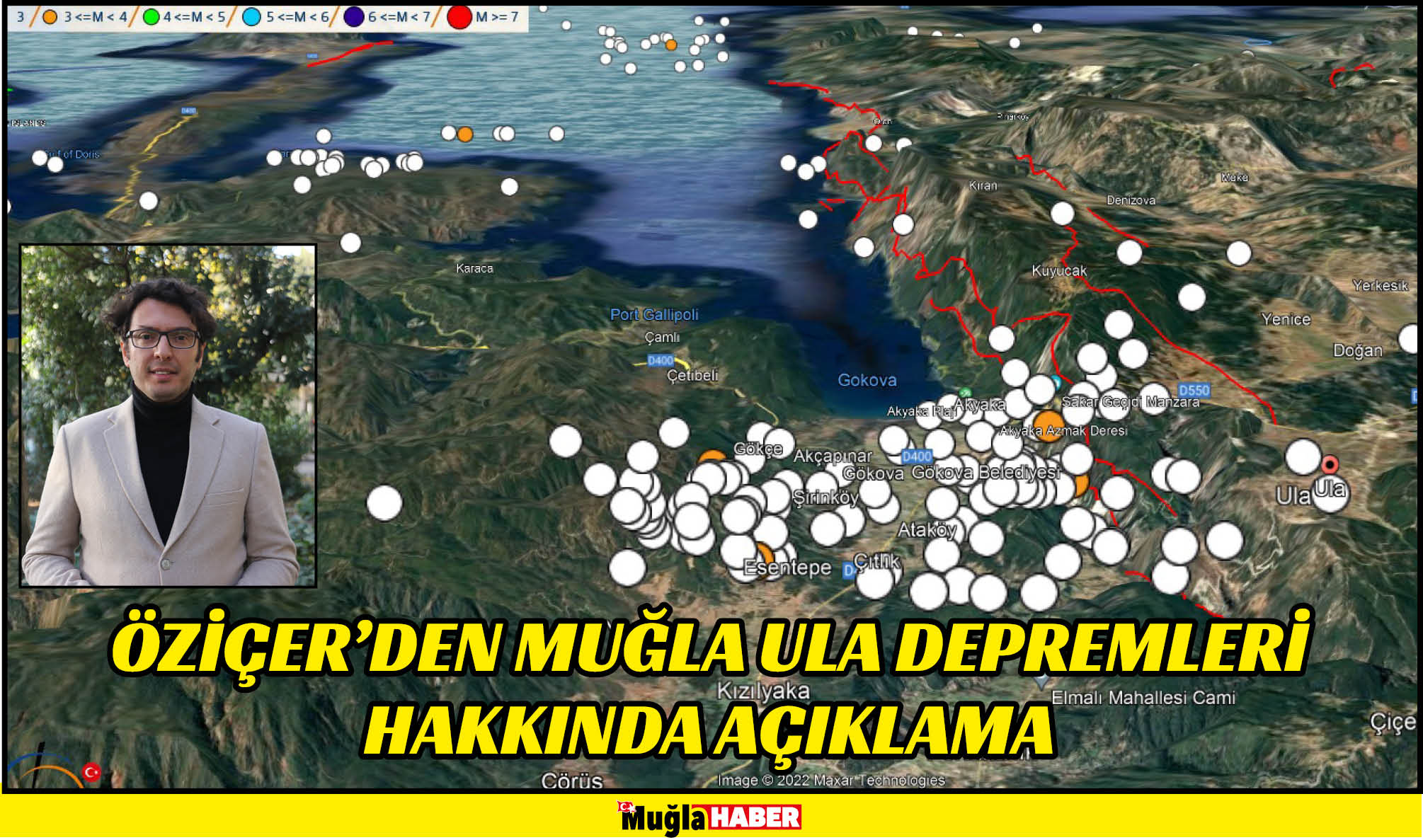 ÖZİÇER’DEN MUĞLA ULA DEPREMLERİ HAKKINDA AÇIKLAMA