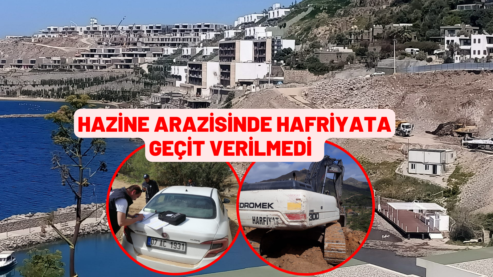 HAZİNE ARAZİSİNDE  HAFRİYATA GEÇİT VERİLMEDİ