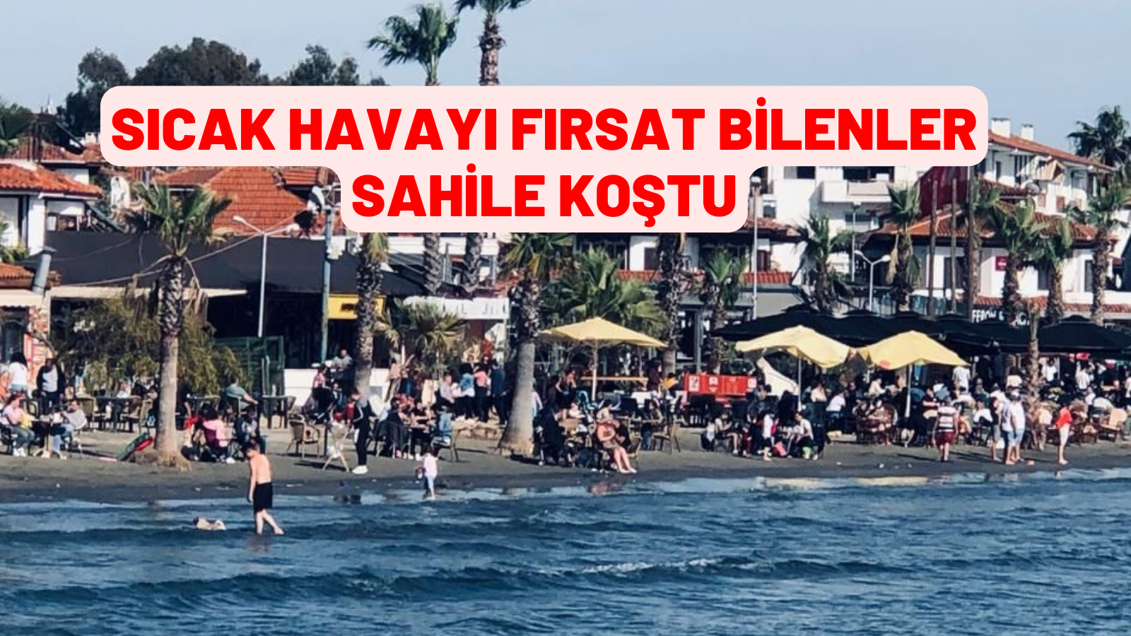 VATANDAŞLAR AKYAKA’DA SAHİLE AKIN ETTİ