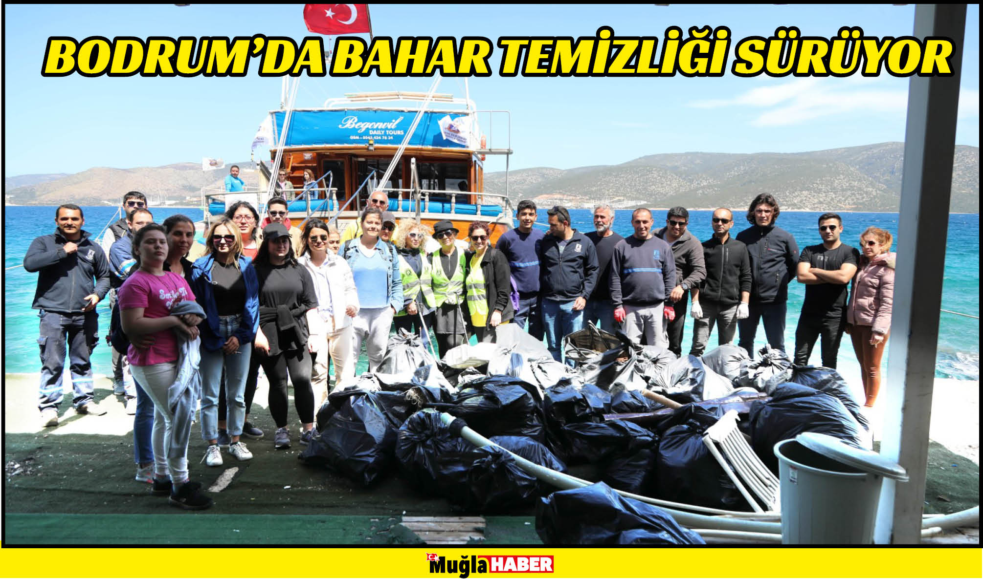 BODRUM’DA BAHAR TEMİZLİĞİ SÜRÜYOR