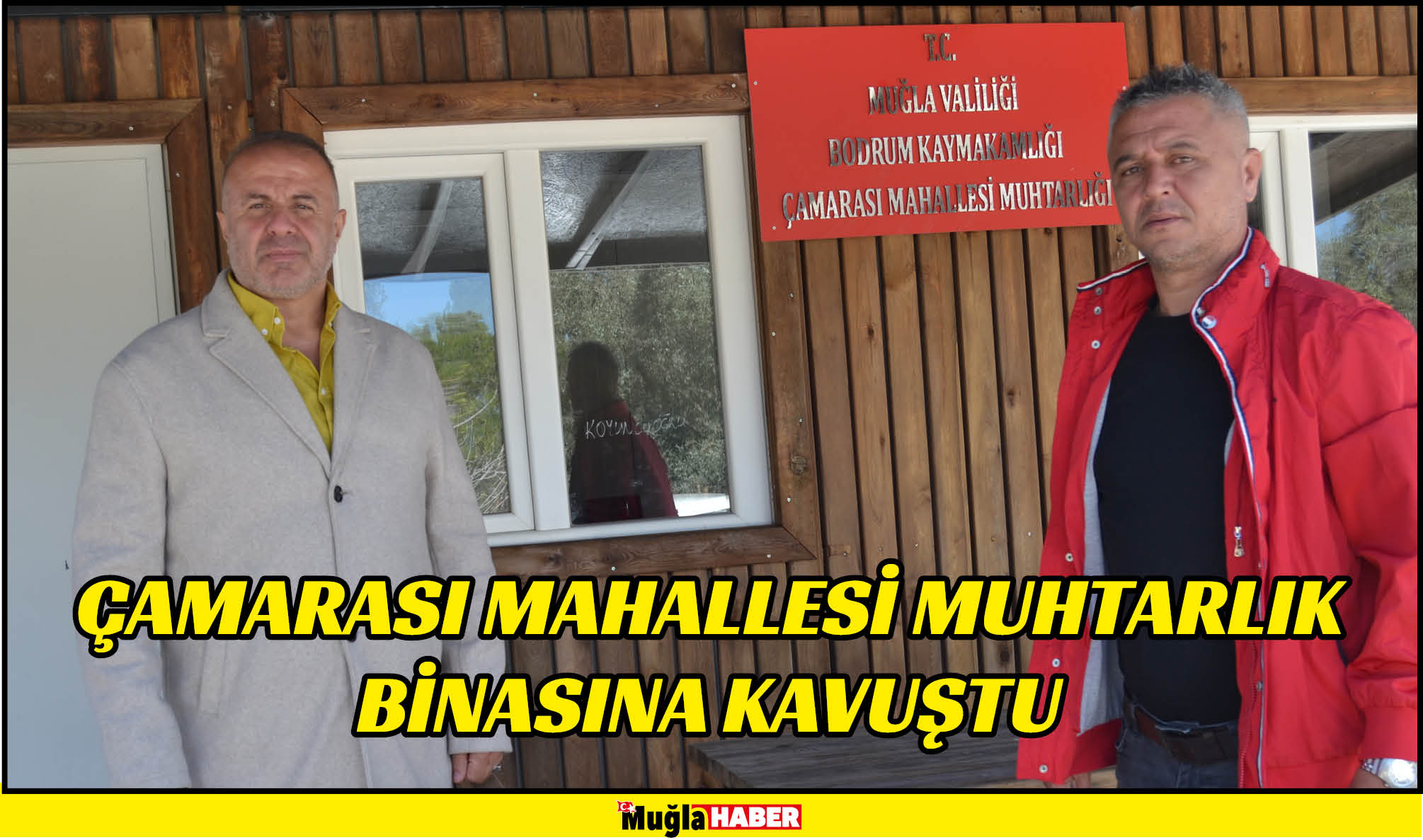 ÇAMARASI MAHALLESİ MUHTARLIK BİNASINA KAVUŞTU