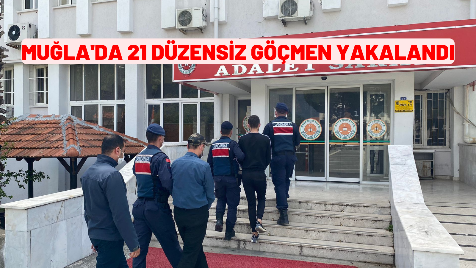 Muğla'da 21 düzensiz göçmen yakalandı