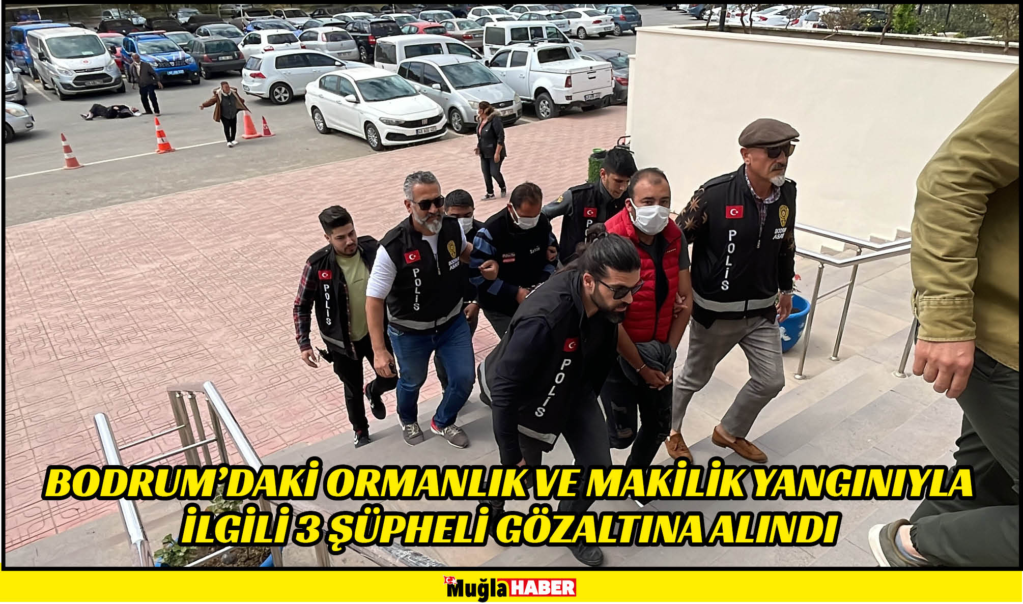 Bodrum'daki ormanlık ve makilik yangınıyla ilgili 3 şüpheli gözaltına alındı