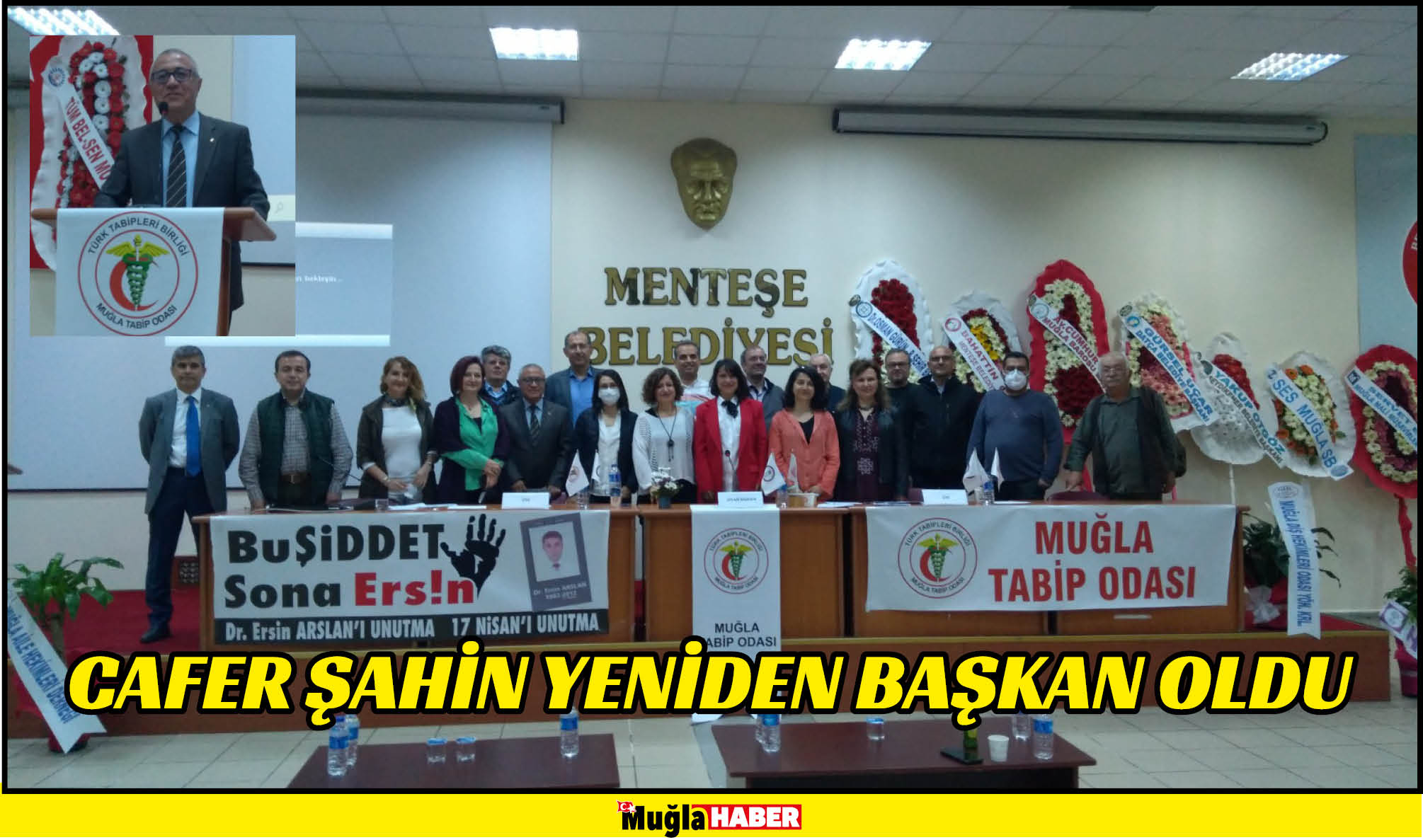 CAFER ŞAHİN YENİDEN BAŞKAN OLDU