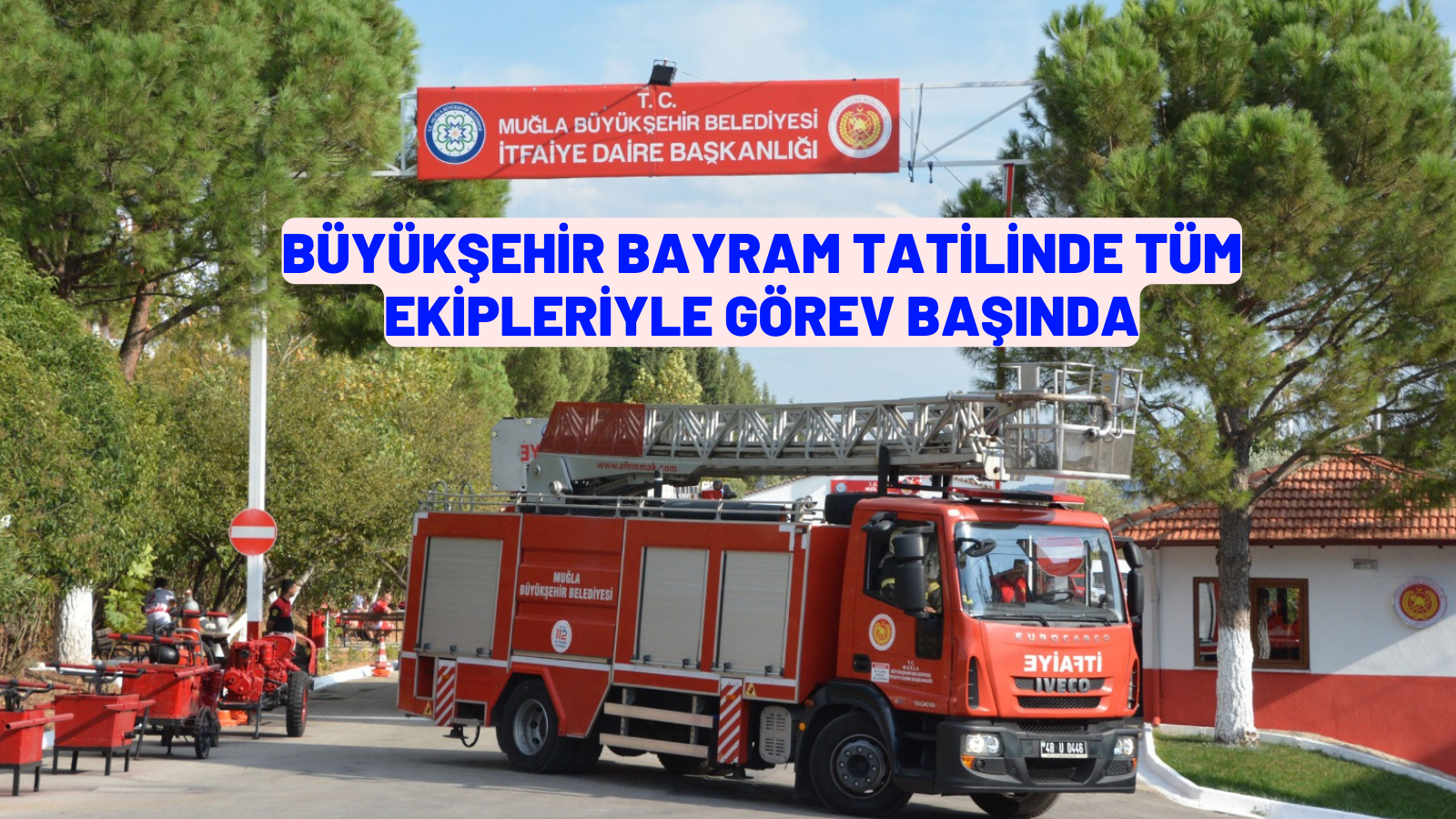 BÜYÜKŞEHİR BAYRAM TATİLİNDE TÜM EKİPLERİYLE GÖREV BAŞINDA