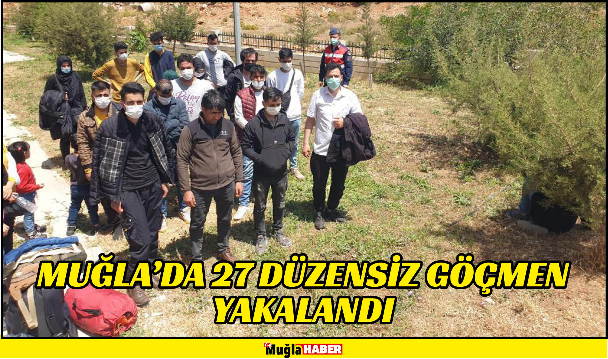 Muğla'da 27 düzensiz göçmen yakalandı