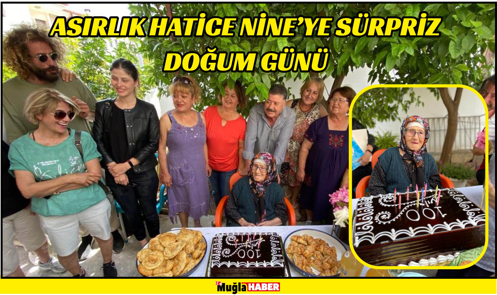 asırlık Hatice Nine'ye sürpriz doğum günü