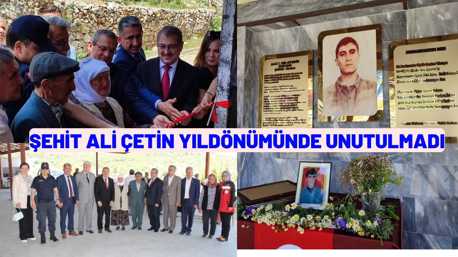 ŞEHİT ALİ ÇETİN YILDÖNÜMÜNDE UNUTULMADI