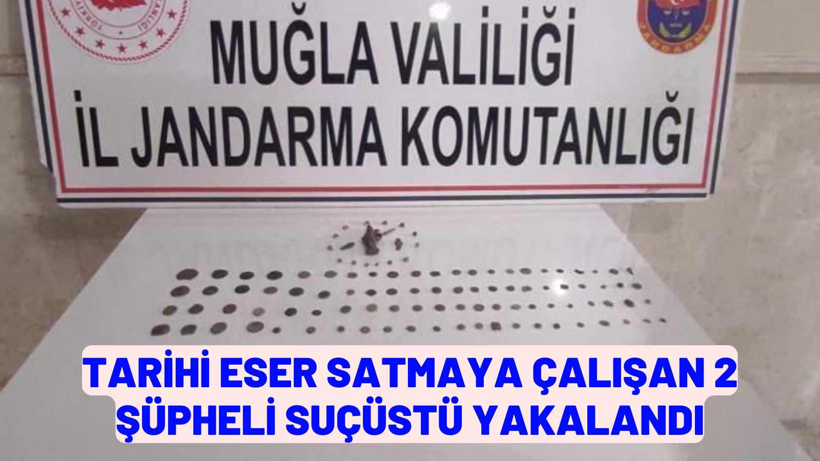 TARİHİ ESER SATMAYA ÇALIŞAN 2 ŞÜPHELİ SUÇÜSTÜ YAKALANDI