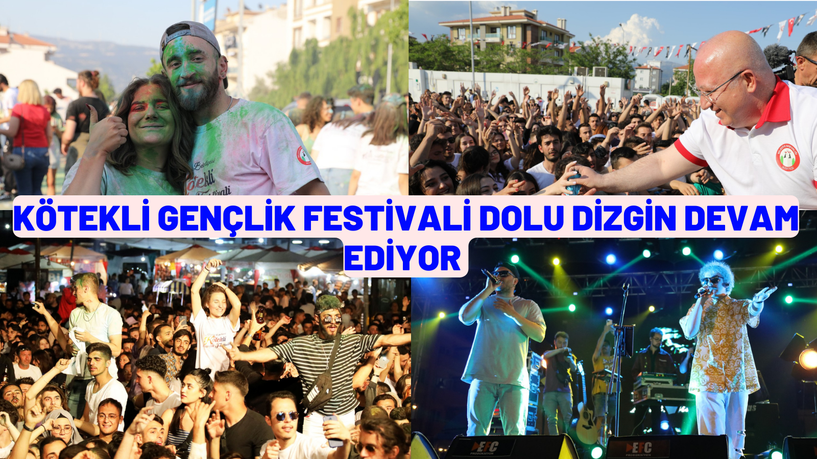 KÖTEKLİ GENÇLİK FESTİVALİ DOLU DİZGİN DEVAM EDİYOR