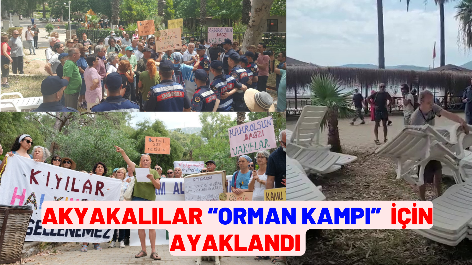 AKYAKALILAR “ORMAN KAMPI” İÇİN AYAKLANDI