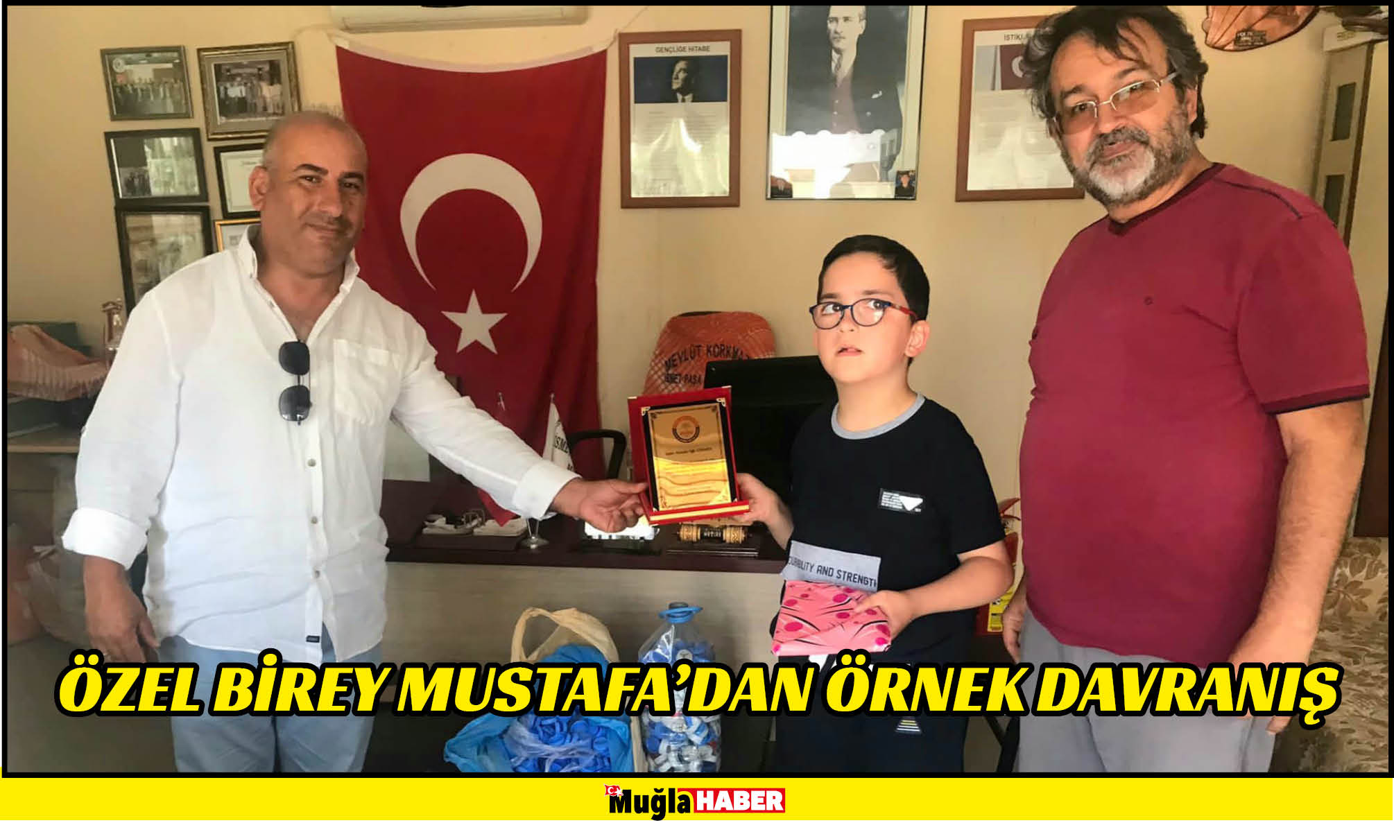 ÖZEL BİREY MUSTAFA’DAN ÖRNEK DAVRANIŞ