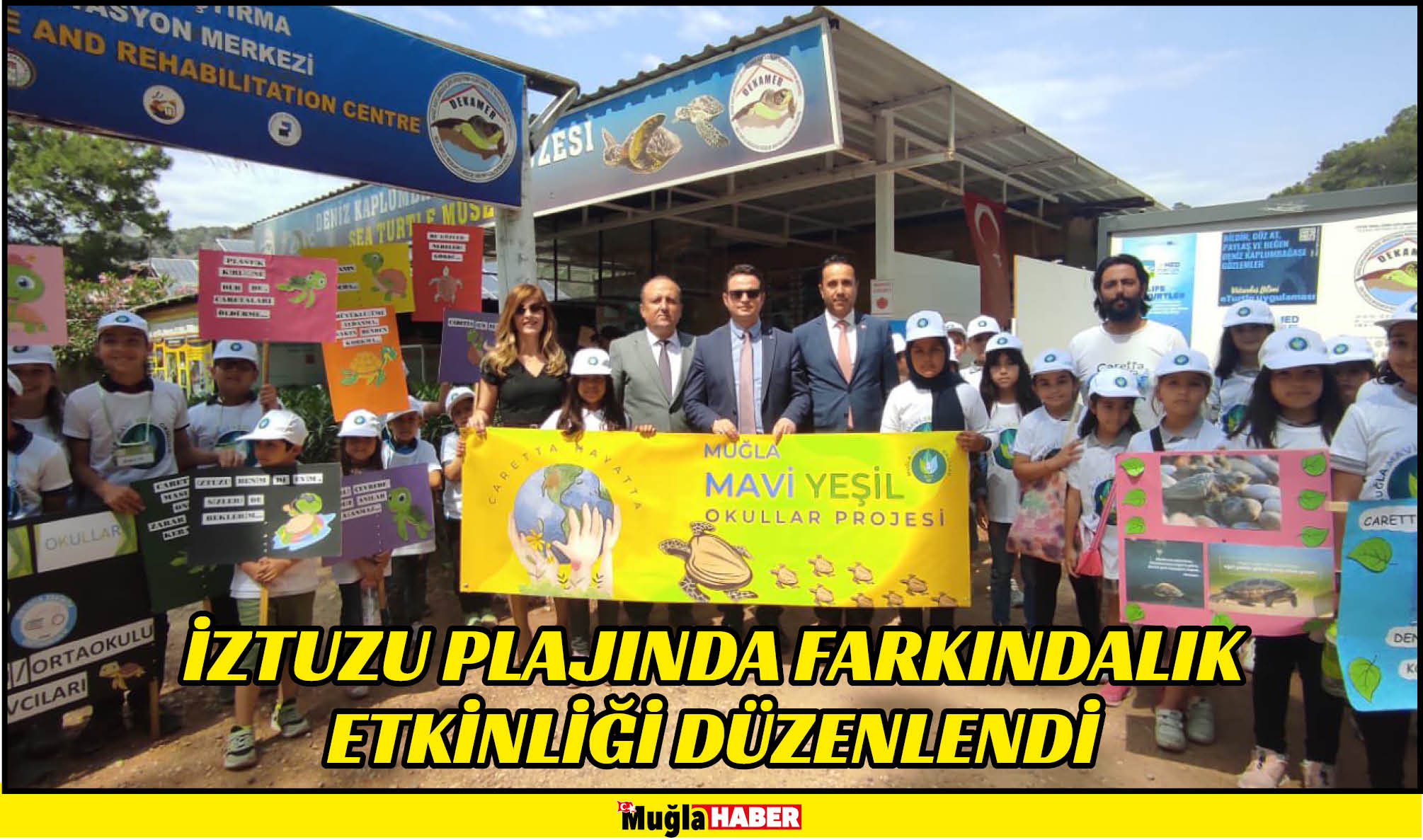 İZTUZU PLAJINDA FARKINDALIK ETKİNLİĞİ DÜZENLENDİ