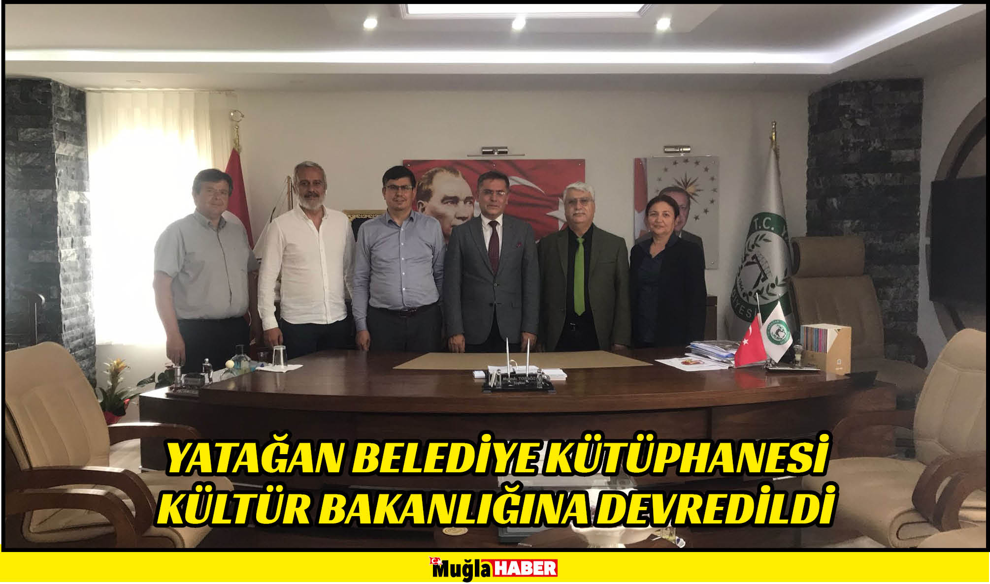 YATAĞAN BELEDİYE KÜTÜPHANESİ KÜLTÜR BAKANLIĞINA DEVREDİLDİ