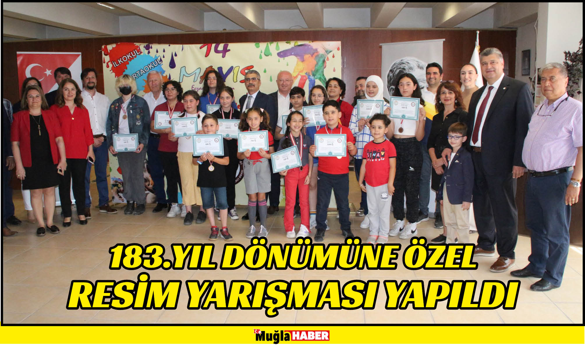 183.YIL DÖNÜMÜNE ÖZEL RESİM YARIŞMASI YAPILDI