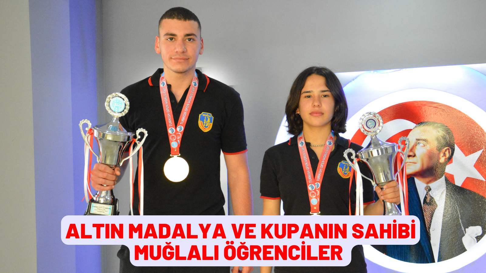 ALTIN MADALYA VE KUPANIN SAHİBİ MUĞLALI ÖĞRENCİLER