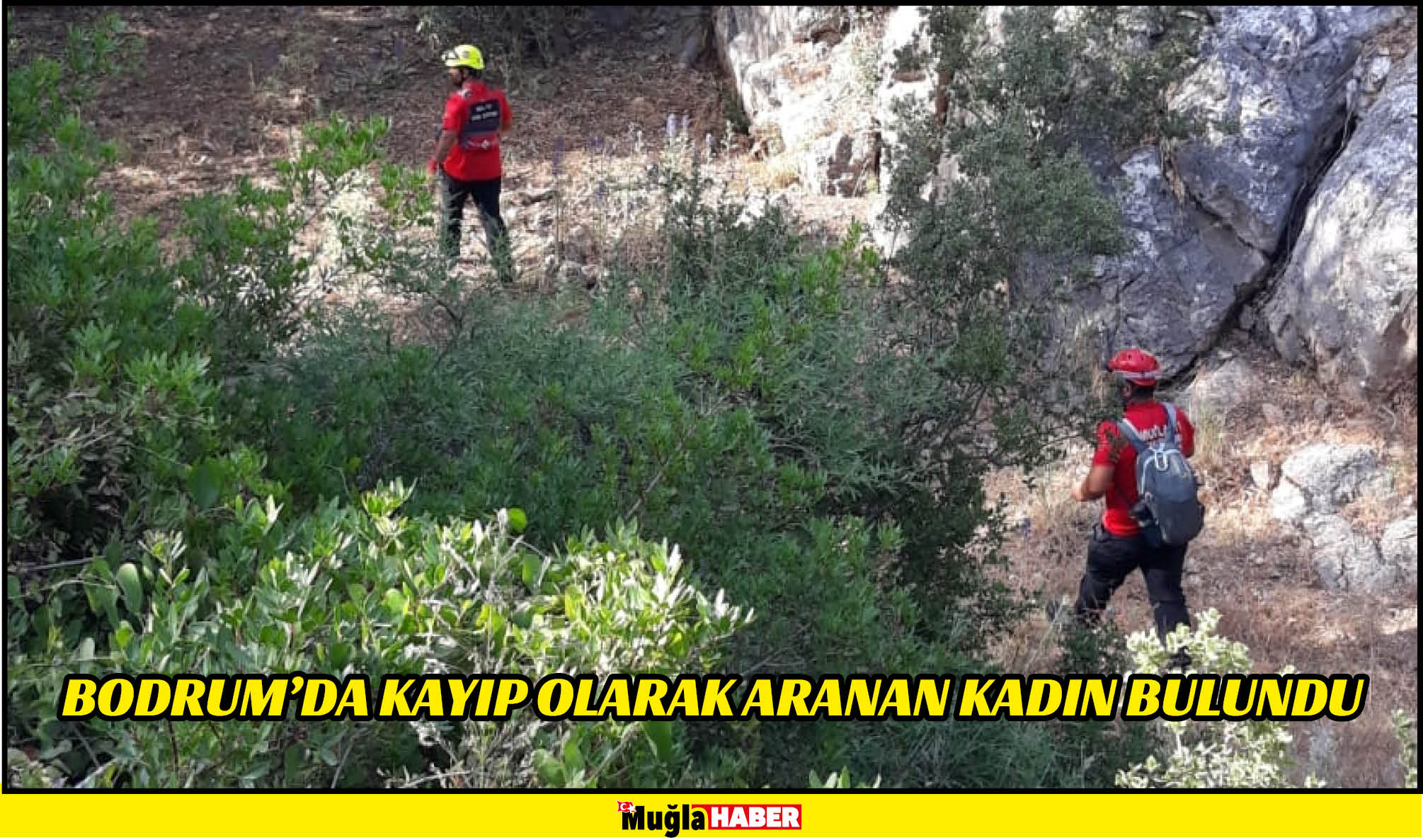 Bodrum'da kayıp olarak aranan kadın bulundu