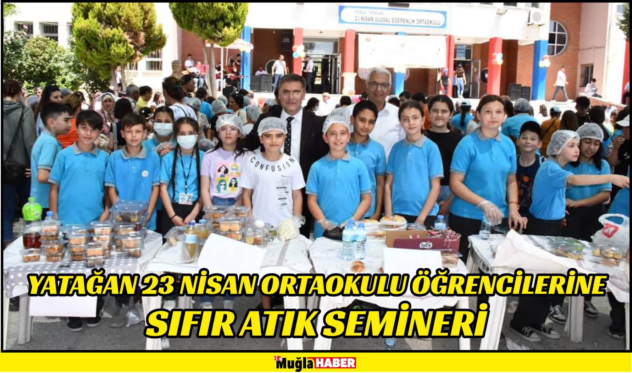 YATAĞAN 23 NİSAN ORTAOKULU ÖĞRENCİLERİNE SIFIR ATIK SEMİNERİ