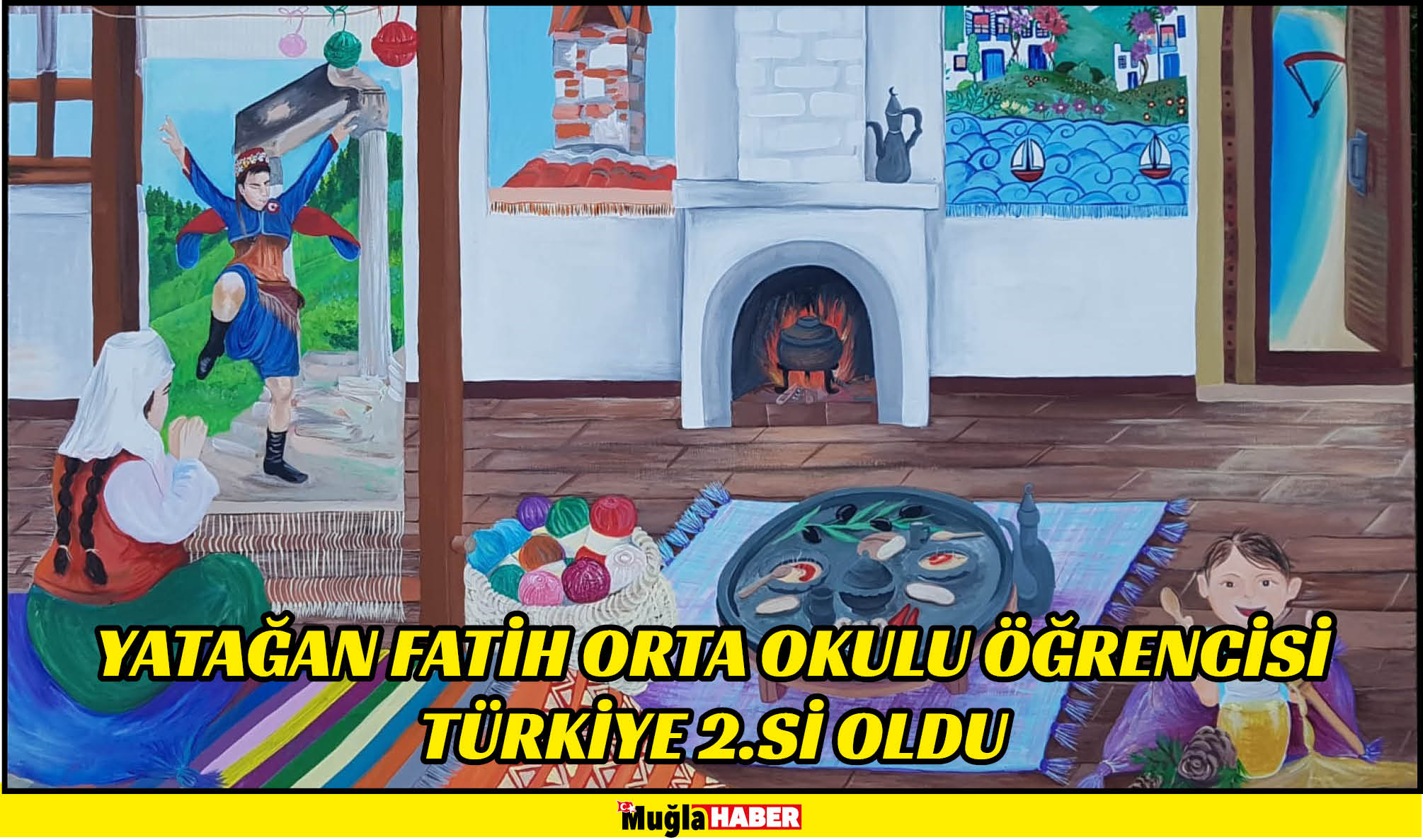 YATAĞAN FATİH ORTA OKULU ÖĞRENCİSİ TÜRKİYE 2.Sİ OLDU