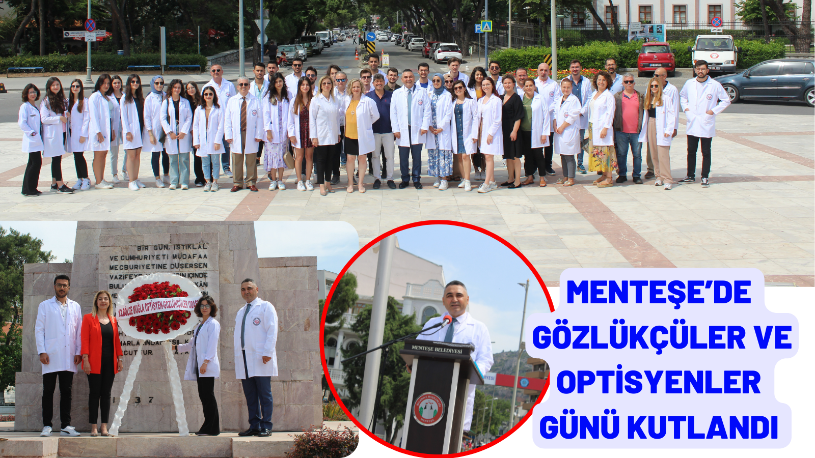 MENTEŞE’DE GÖZLÜKÇÜLER VE OPTİSYENLER GÜNÜ KUTLANDI