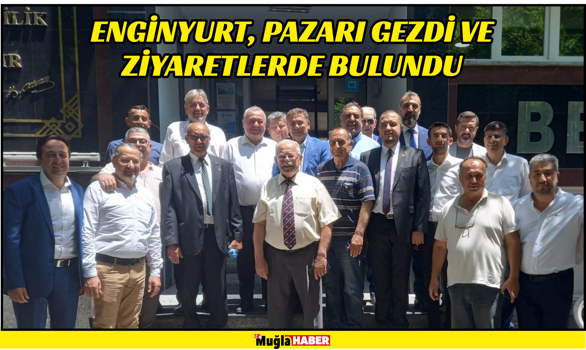 ENGİNYURT, PAZARI GEZDİ VE ZİYARETLERDE BULUNDU