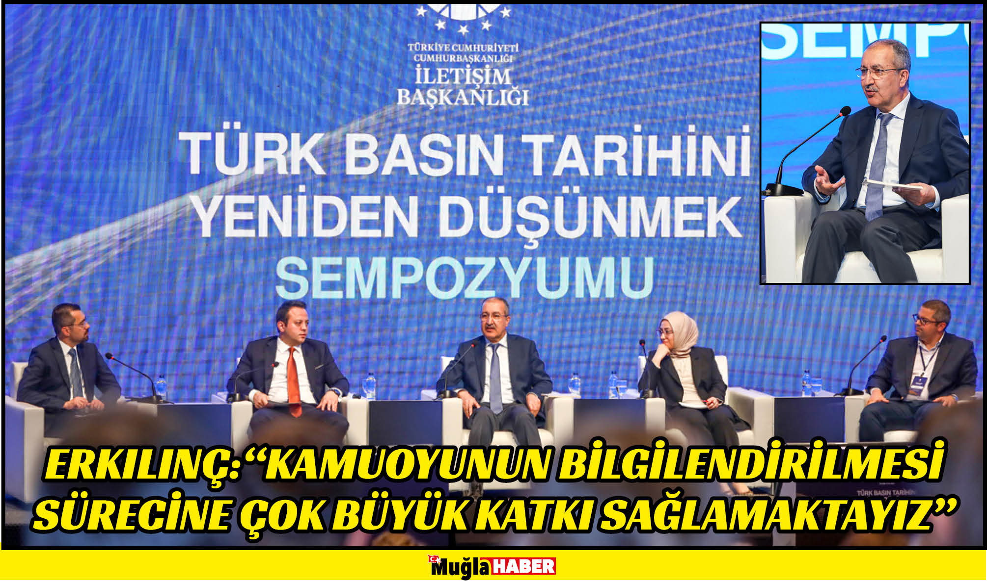 ERKILINÇ:“KAMUOYUNUN BİLGİLENDİRİLMESİ SÜRECİNE ÇOK BÜYÜK KATKI SAĞLAMAKTAYIZ”