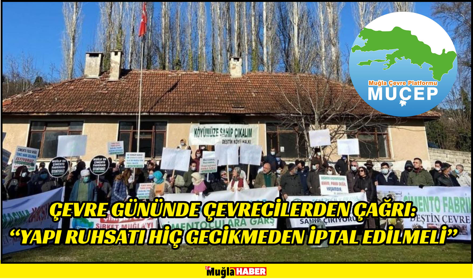  ÇEVRE GÜNÜNDE ÇEVRECİLERDEN ÇAĞRI: “YAPI RUHSATI HİÇ GECİKMEDEN İPTAL EDİLMELİ”