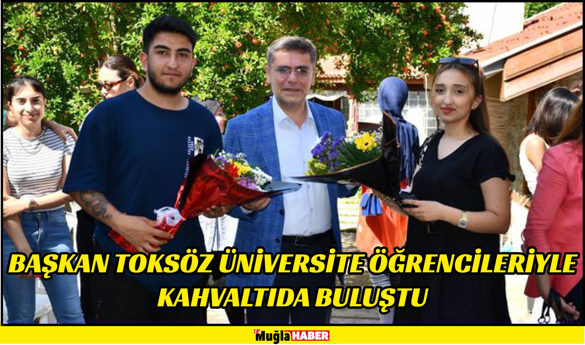 BAŞKAN TOKSÖZ ÜNİVERSİTE ÖĞRENCİLERİYLE KAHVALTIDA BULUŞTU