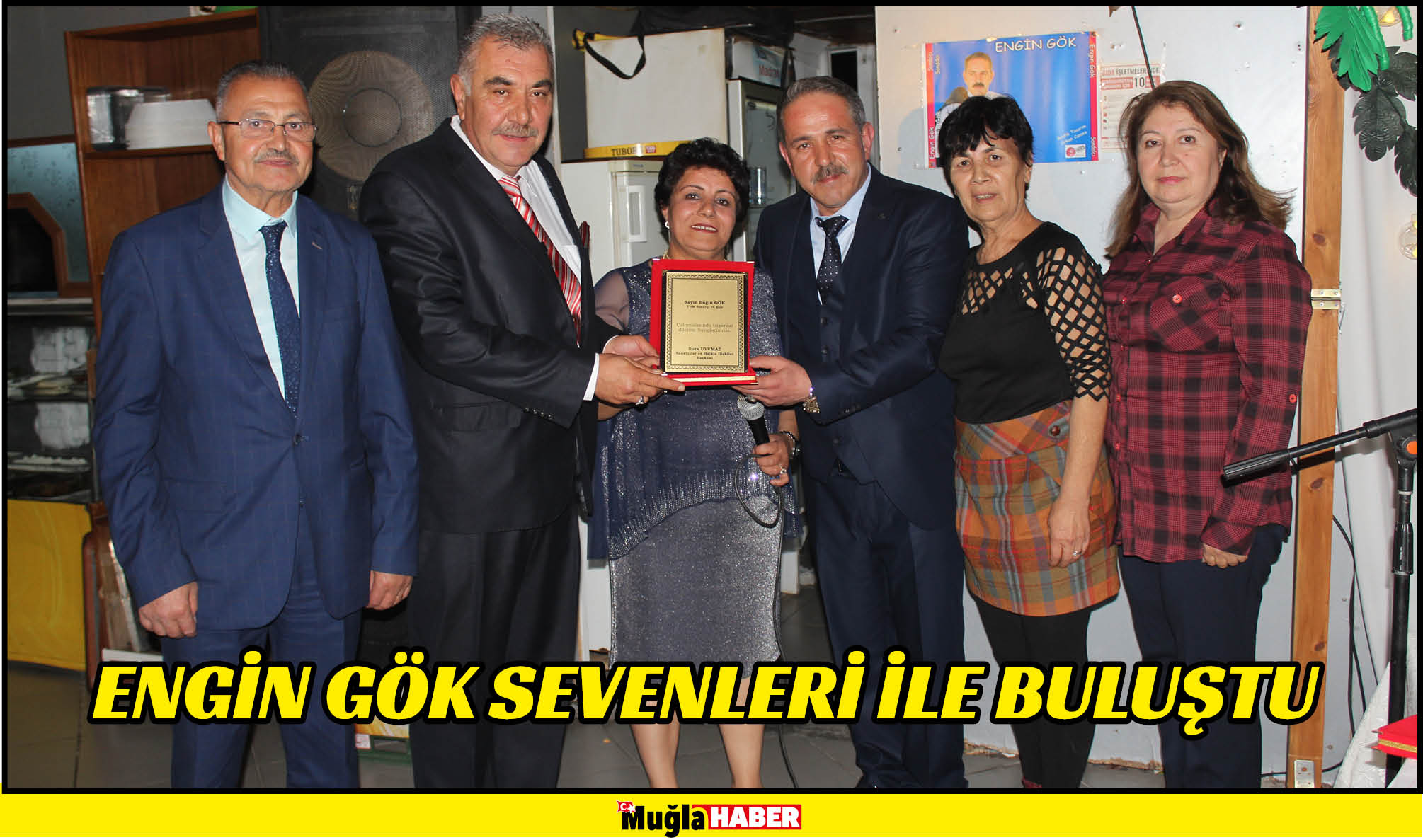 ENGİN GÖK SEVENLERİ İLE BULUŞTU