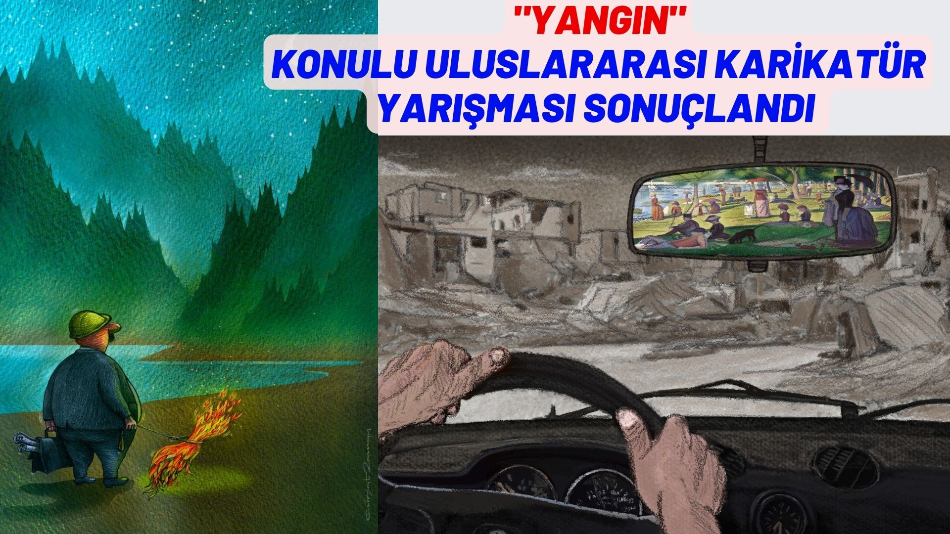 YANGINKONULU ULUSLARARASI KARİKATÜR YARIŞMASI SONUÇLANDI