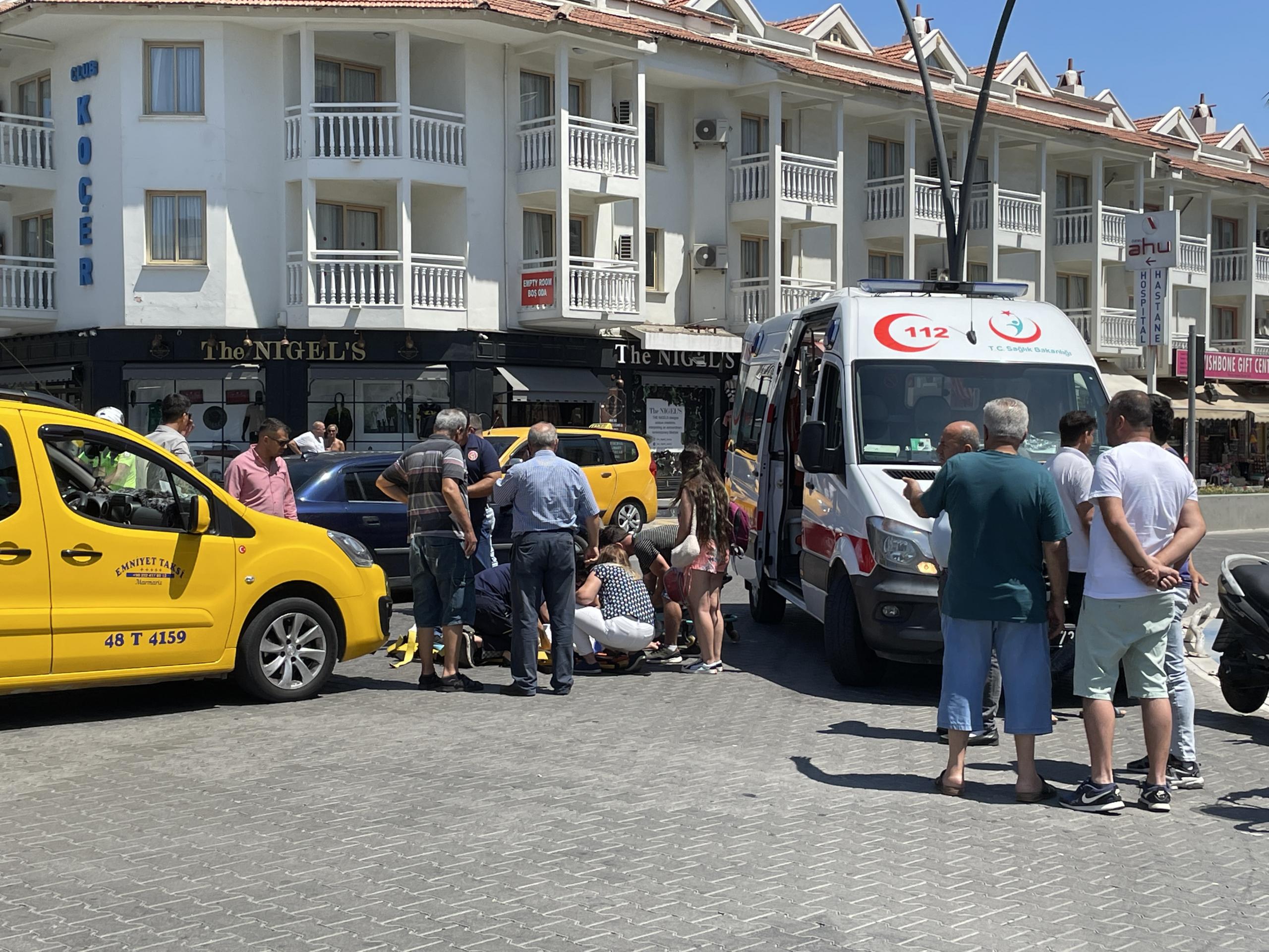 Muğla'da trafik kazalarında 2 kişi yaralandı