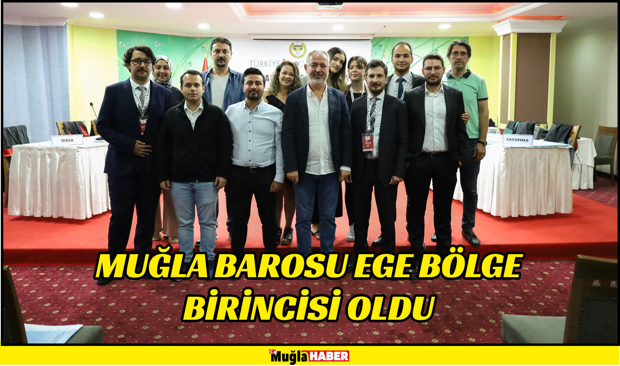 MUĞLA BAROSU EGE BÖLGE BİRİNCİSİ OLDU