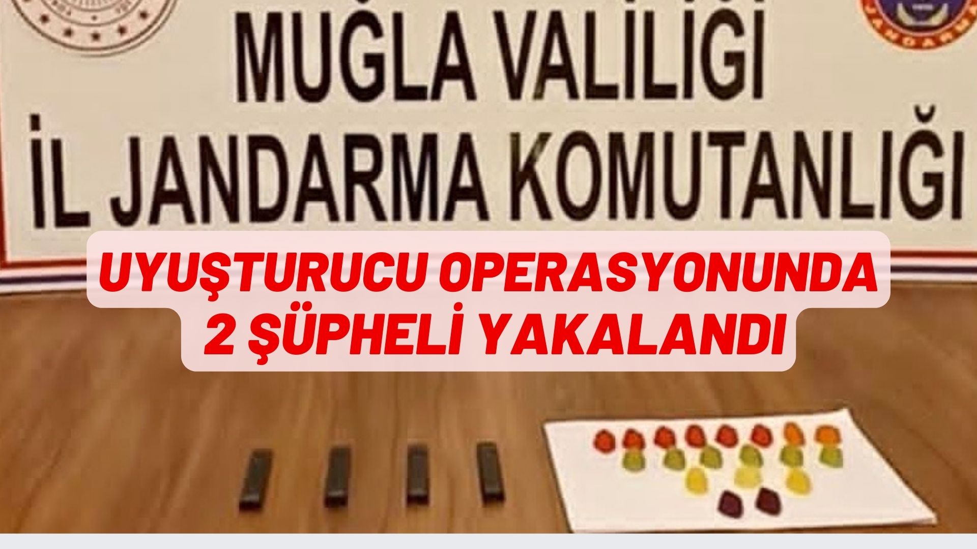 Muğla'da uyuşturucu operasyonunda 2 şüpheli yakalandı