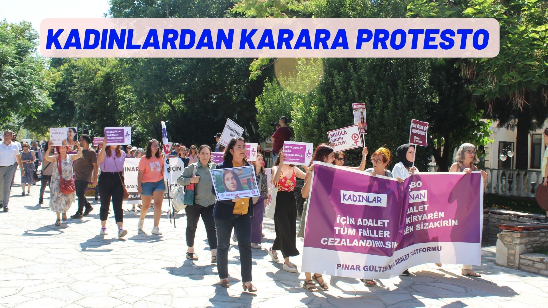 KADINLARDAN KARARA PROTESTO