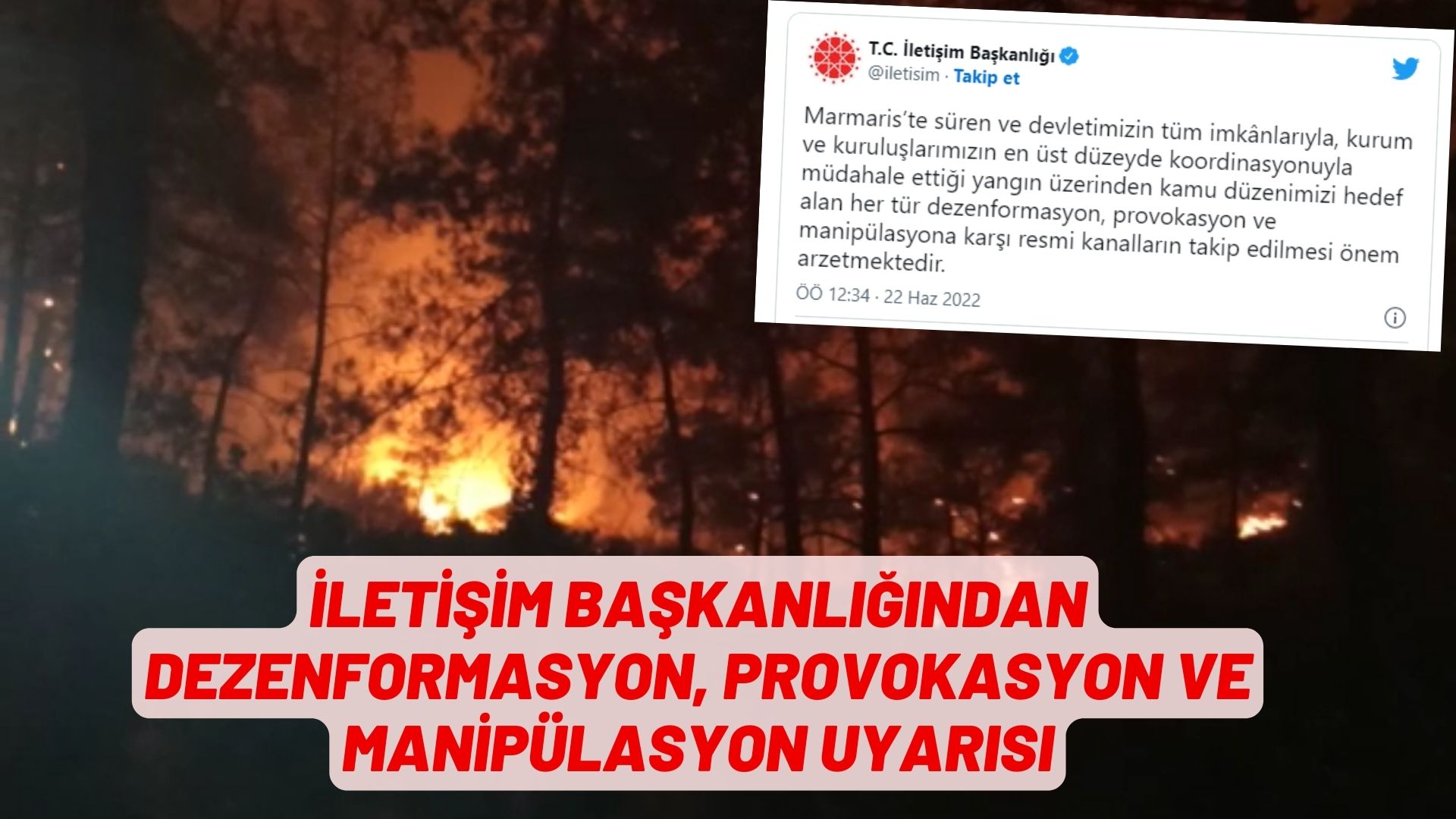 İletişim Başkanlığından dezenformasyon, provokasyon ve manipülasyon uyarısı