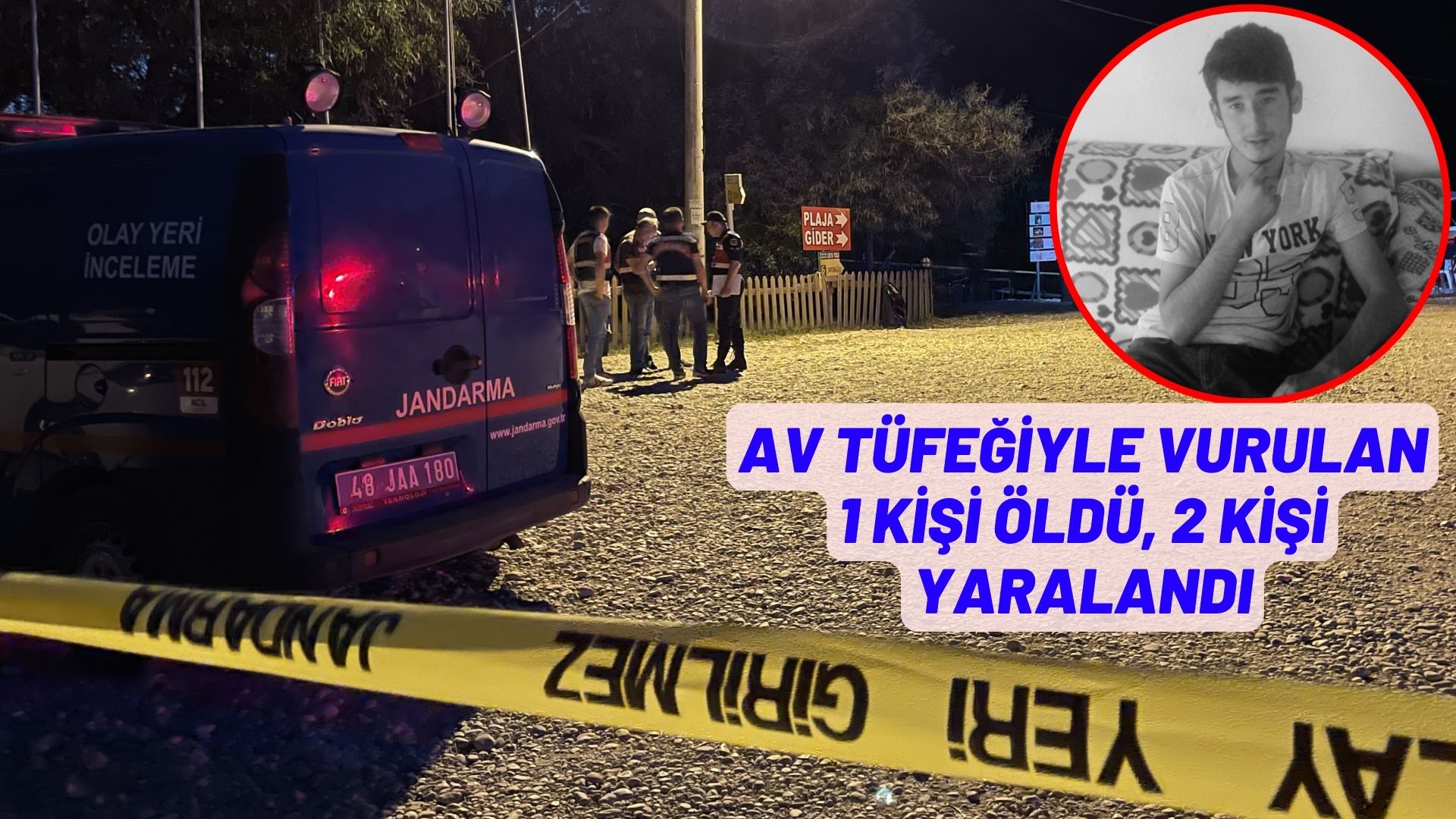 av tüfeğiyle vurulan 1 kişi öldü, 2 kişi yaralandı