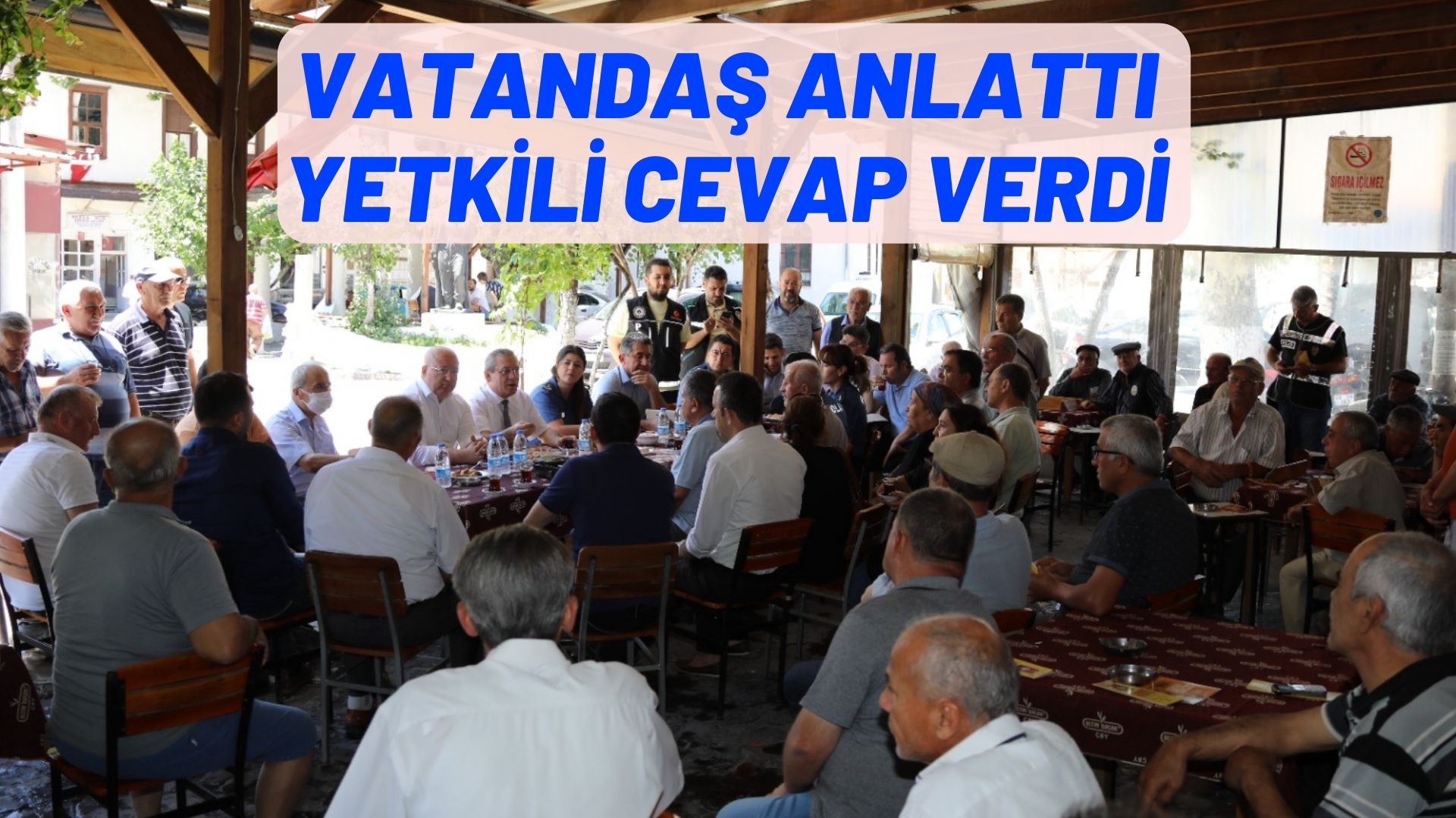 VATANDAŞ ANLATTI YETKİLİ CEVAP VERDİ