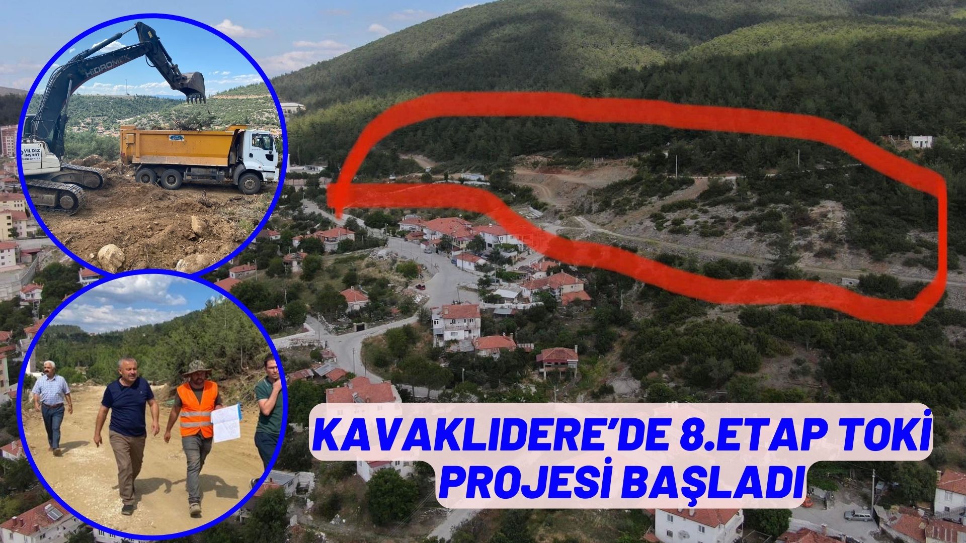 KAVAKLIDERE’DE 8.ETAP TOKİ PROJESİ BAŞLADI