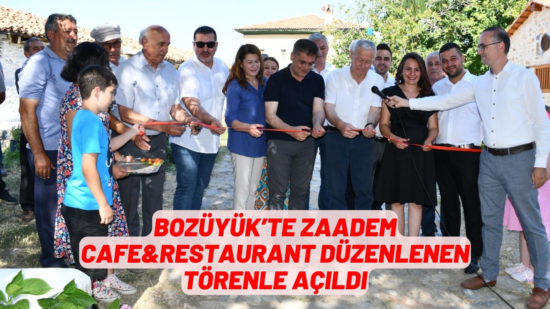 BOZÜYÜK’TE ZAADEM CAFE&RESTAURANT DÜZENLENEN TÖRENLE AÇILDI