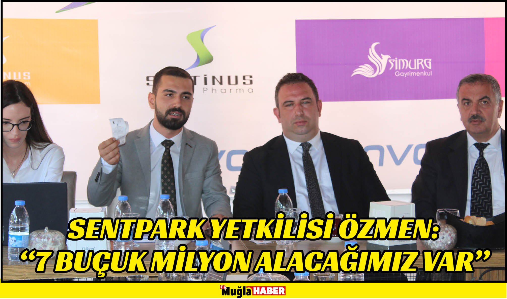 SENTPARK YETKİLİSİ ÖZMEN:  “7 BUÇUK MİLYON ALACAĞIMIZ VAR”