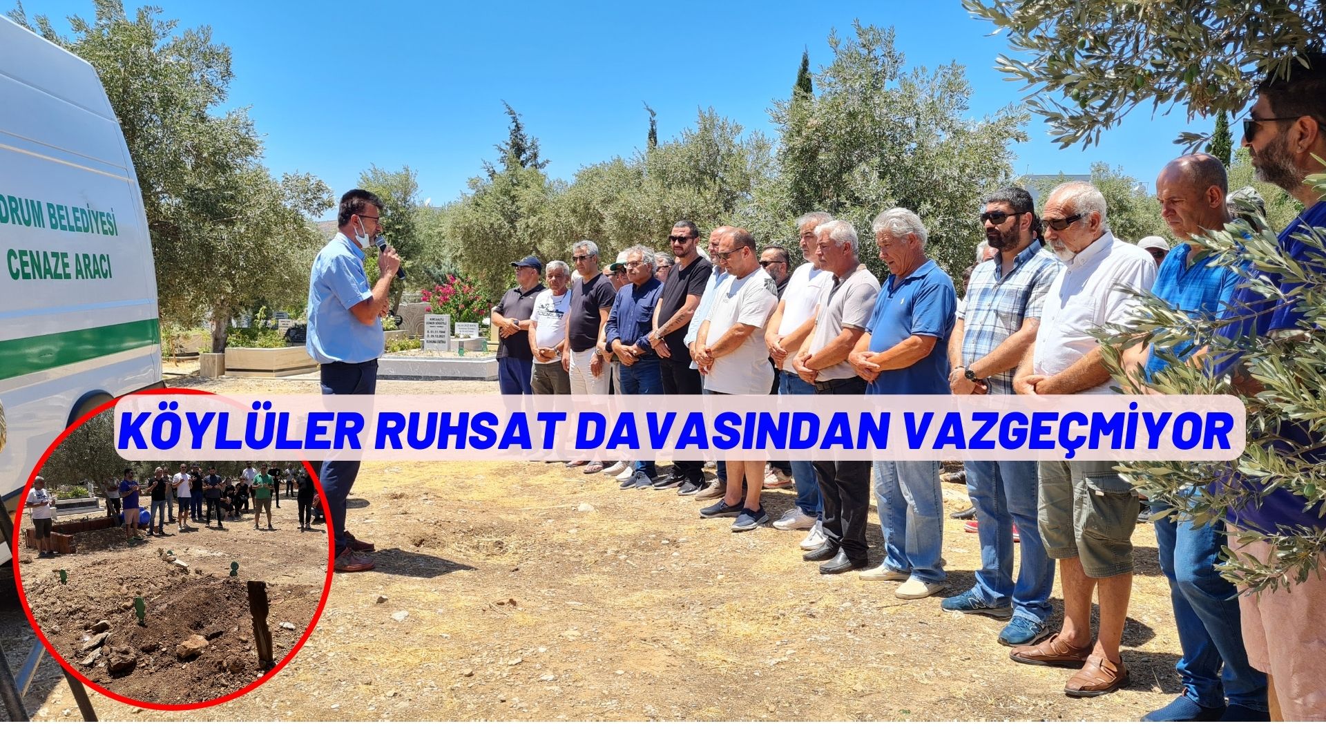 Bodrum'da kum çuvalında bulunan kişinin cenazesi toprağa verildi