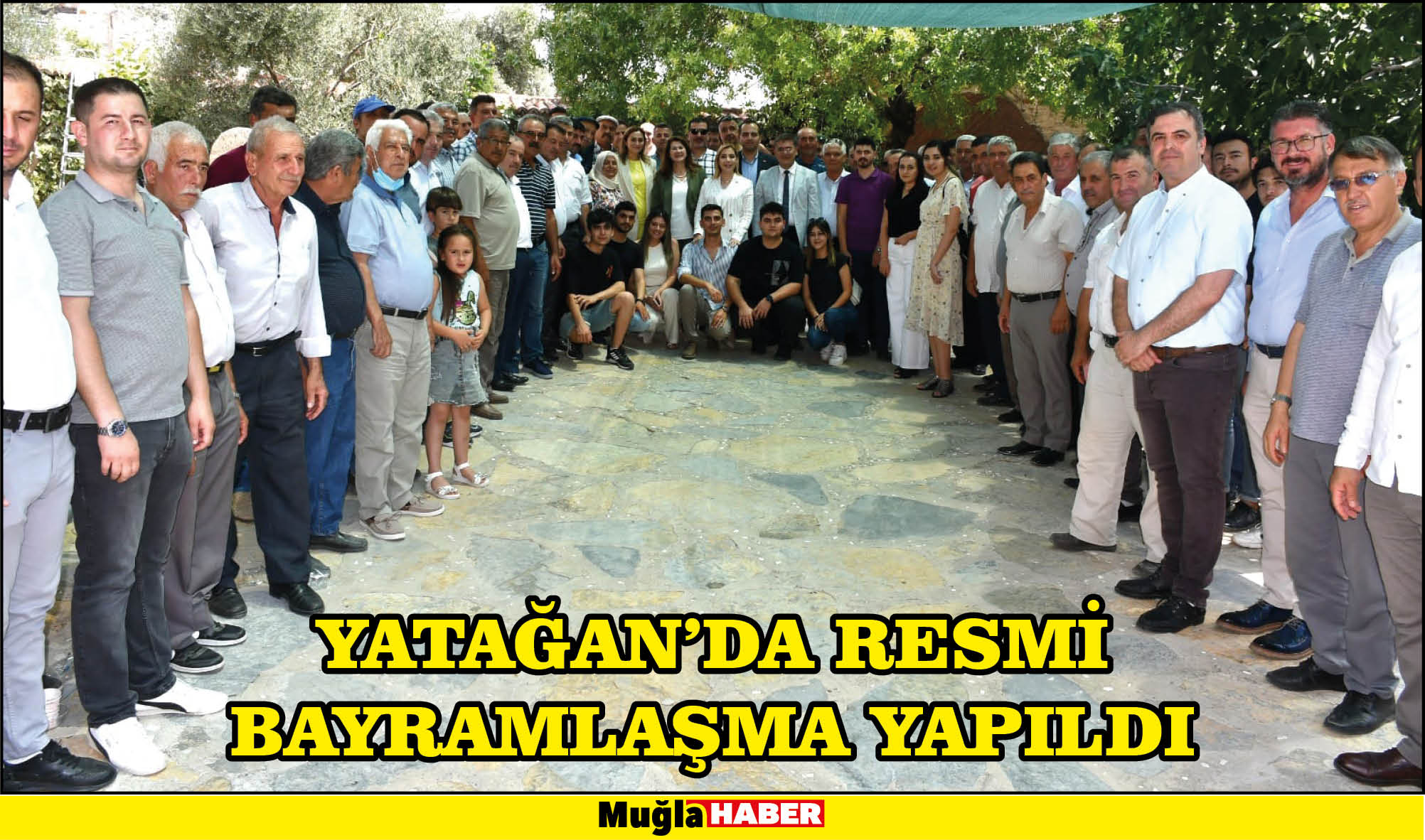 YATAĞAN’DA RESMİ BAYRAMLAŞMA YAPILDI