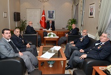 Gazilerden, Vali Çiçek’e ziyaret