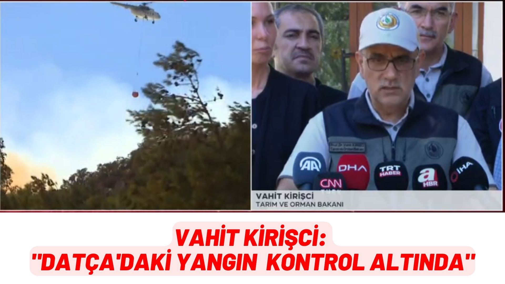 datça'daki yangın kontrol altına alındı